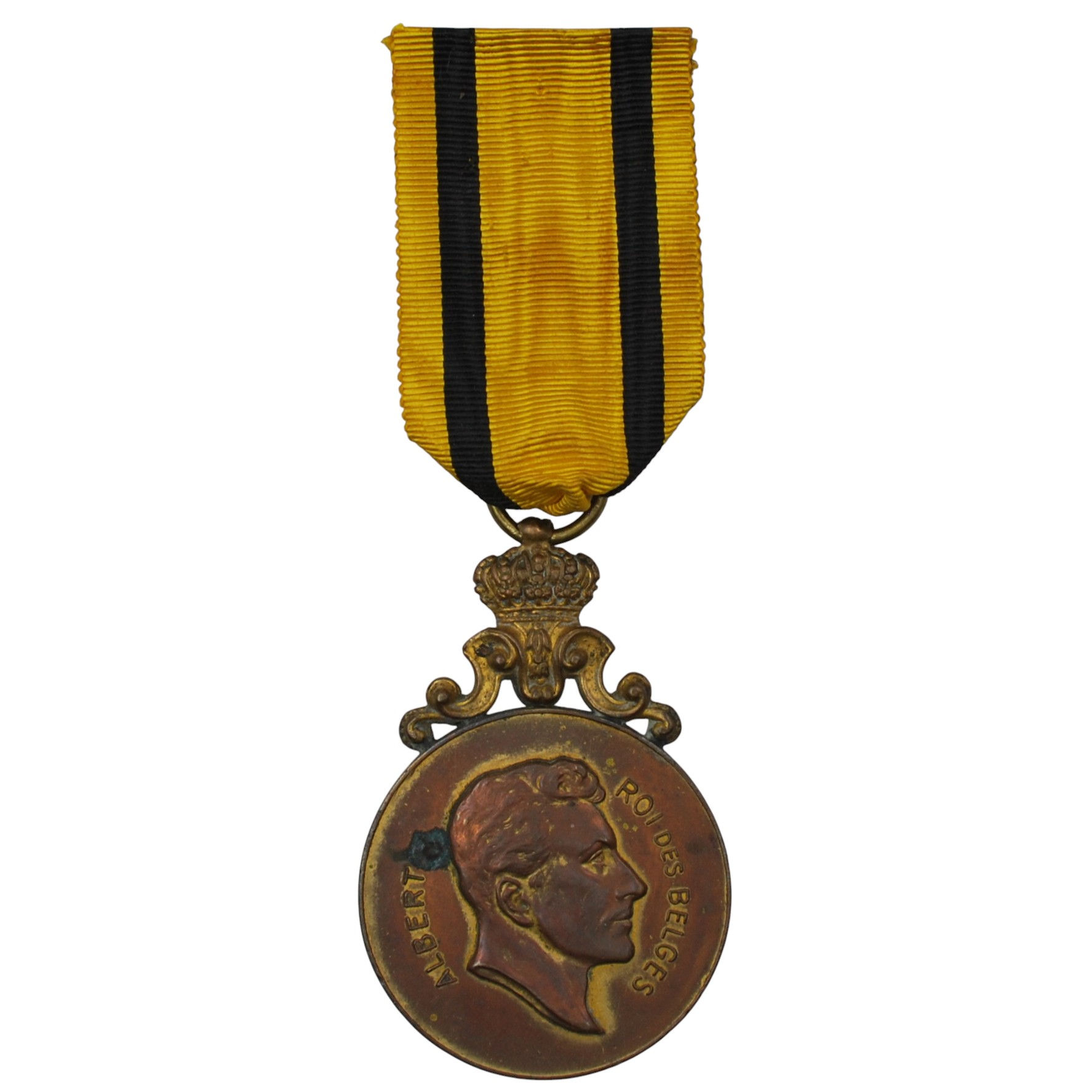 Belgium – King Albert I Bronze School Medal, 1911 “École Ste Marguerite”