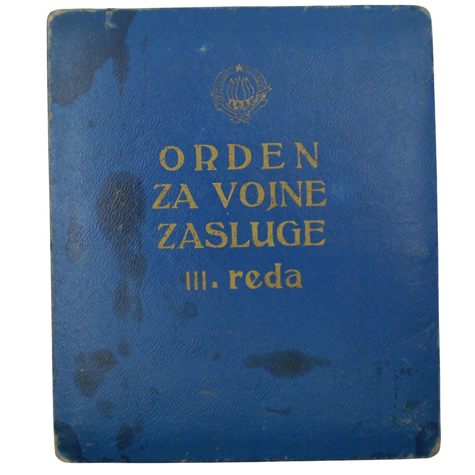 Thumbnail: Yugoslavia – Order of Military Merit 3rd Class with Original Case
