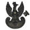 Miniature : Poland - WW2 Polish Eagle Cap Badge  – J.R. Gaunt London