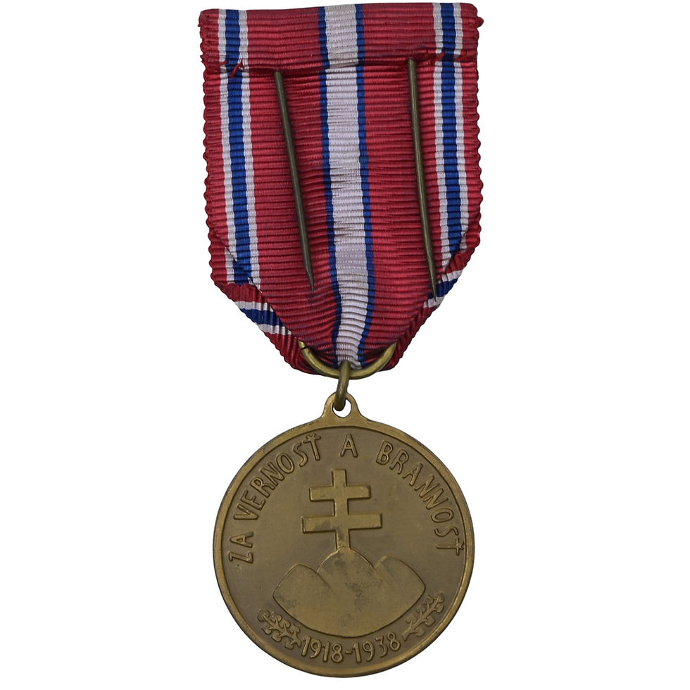 Miniatura: Czechoslovakia - 20th Anniversary Medal 1918 1938 Slovak Variant