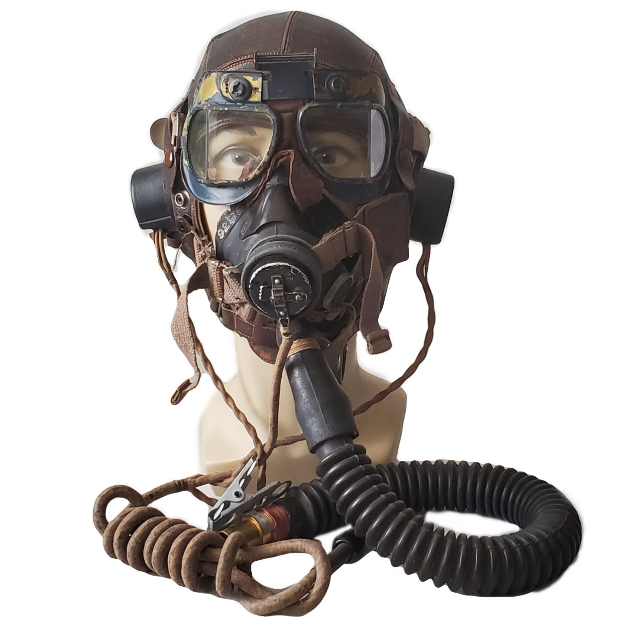 WWII RAF Flying Helmet Set