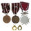 Миниатюра: Poland -  Lot of Three medals and Two wreaths for parachute badges