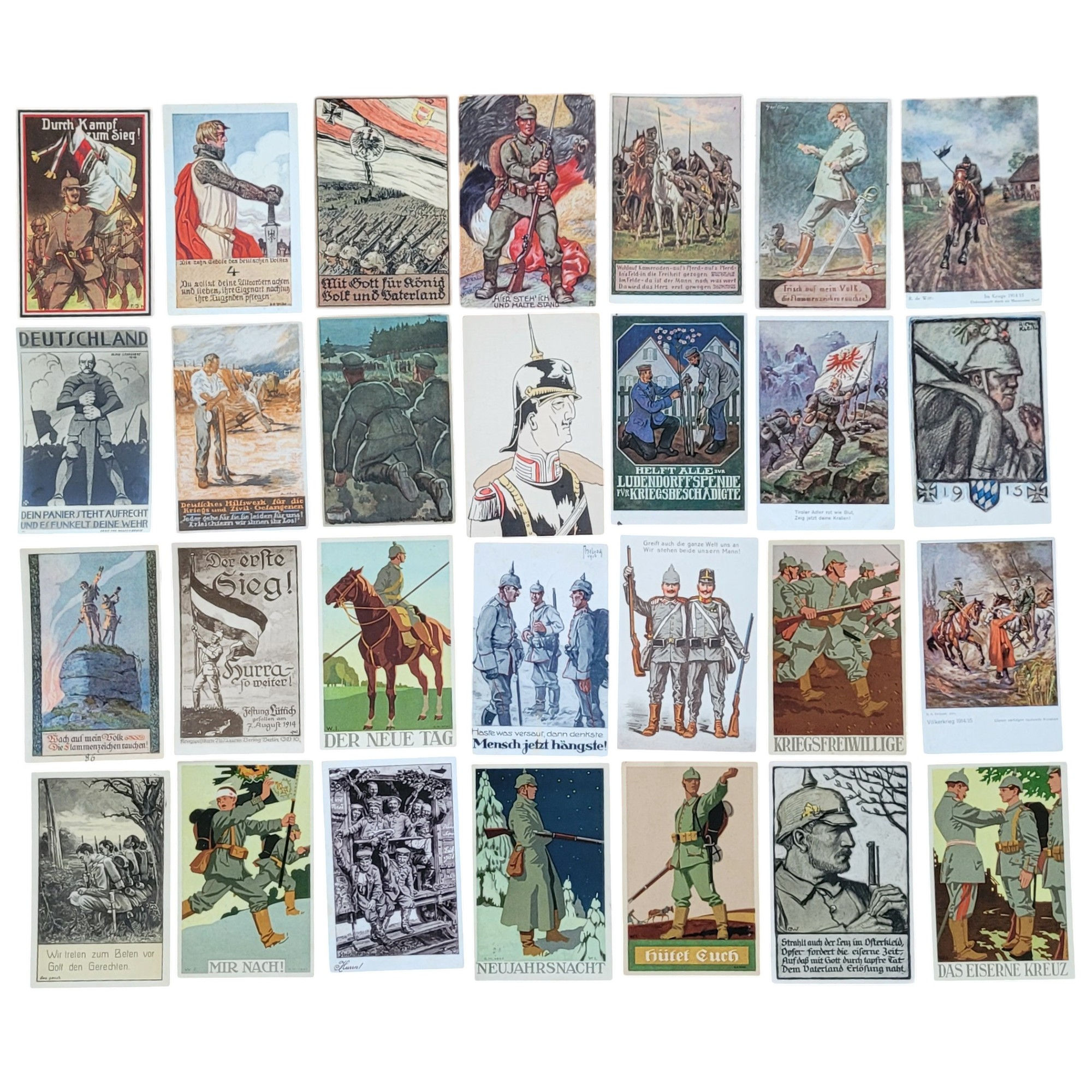 Germany - Collection of 28 WWI-era Postcards