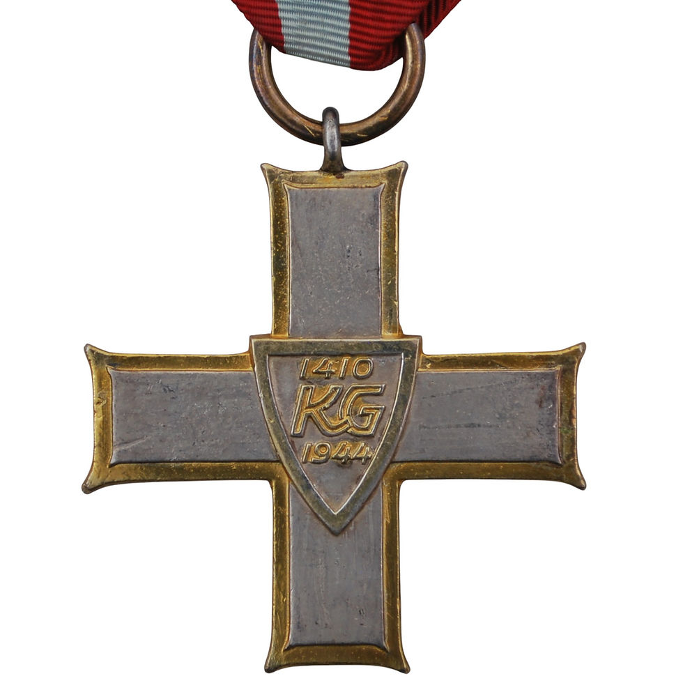 Miniatura: Poland – Set of Three Grunwald Crosses (Krzyż Grunwaldu, 2nd and 3rd Class)