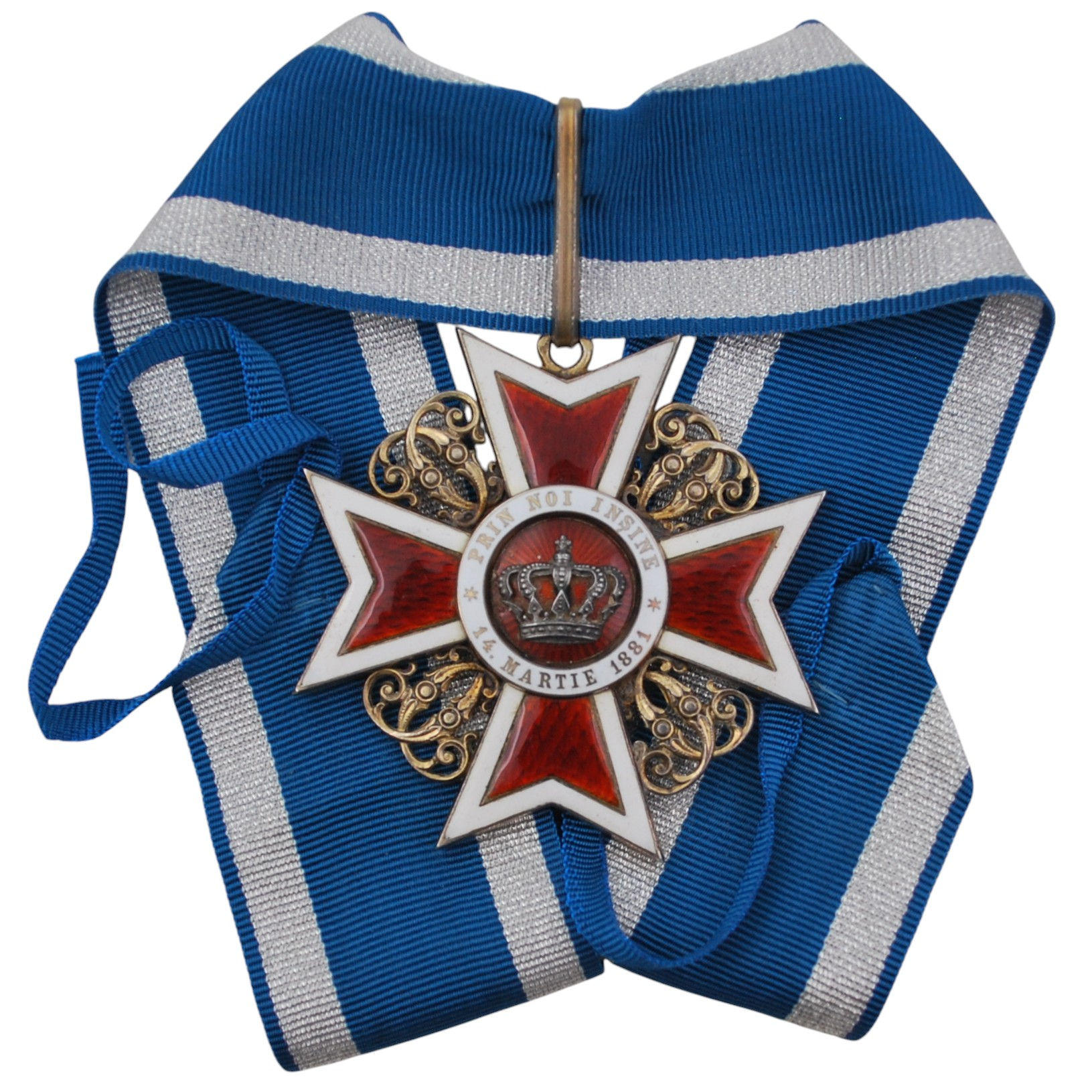 Romania - Order of the Crown of Romania, Commander Cross (1881–1941)