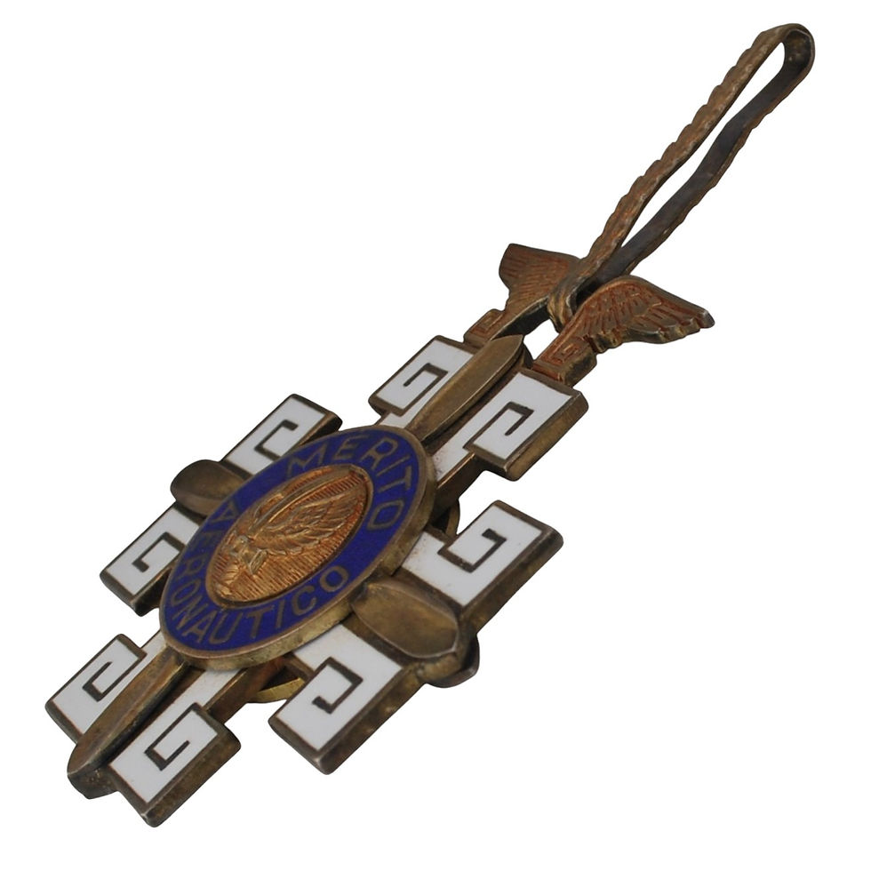 縮圖：Brazil – Order of Aeronautical Merit – Commander Badge, No Ribbon, Enamel Damage