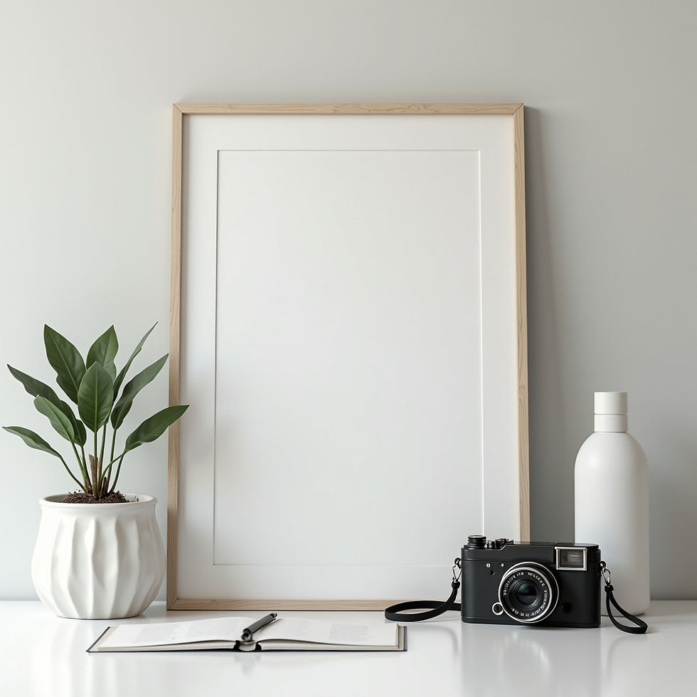Minimalist Studio Scene