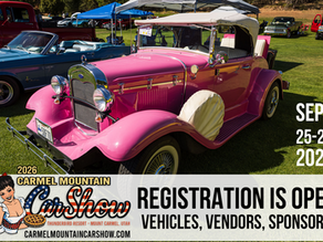 2026 Car Show Registration is Open!