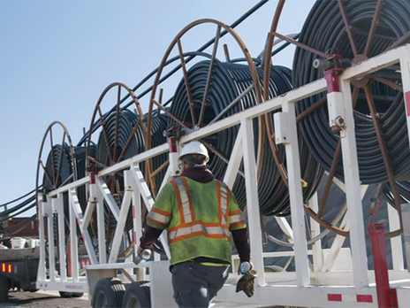 Fiber optic work continues along SR-9 through Zion