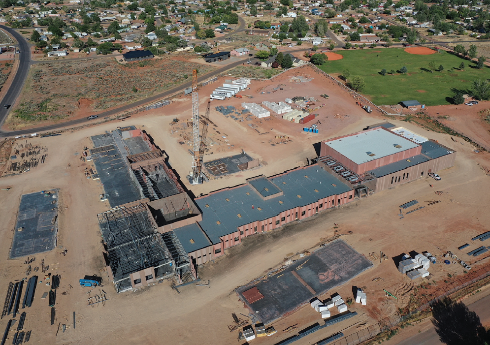 Aerial view of Kanab Elementary School