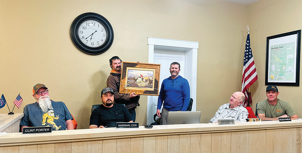 Glendale Town Council thanks Brinkerhoff for service