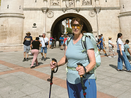 One foot in front of the other; Vicky the adventurer