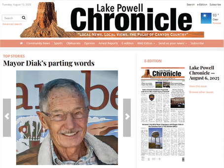 Lake Powell Chronicle shuts down amid parent company collapse