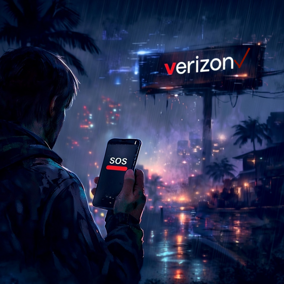 Why was Verizon down on Wednesday?