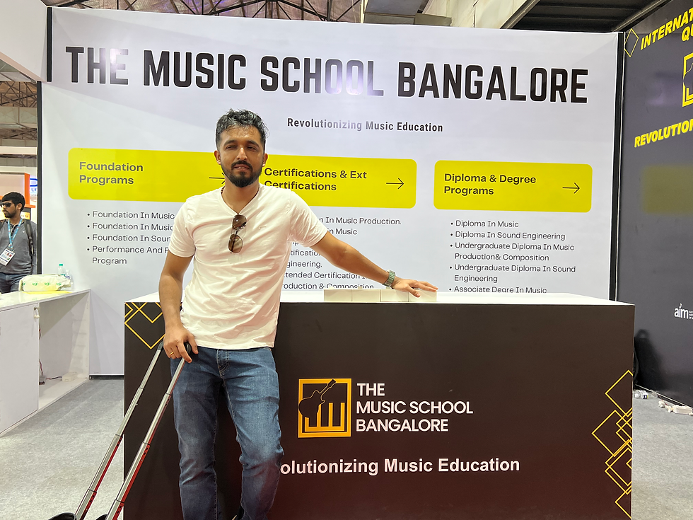 The Music School Bangalore Takes TMSB Pro Courses toPalm Expo 2023 - India's Biggest Professional Audio and Music Trade Show