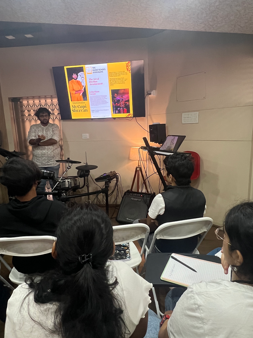 Renowned Drummer and Percussionist Gopi ShravanBrings 'The Art of Rhythm Arrangement' to The Music School Bangalore