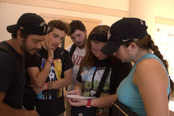 Sisters Doing Detective Work During Their Process