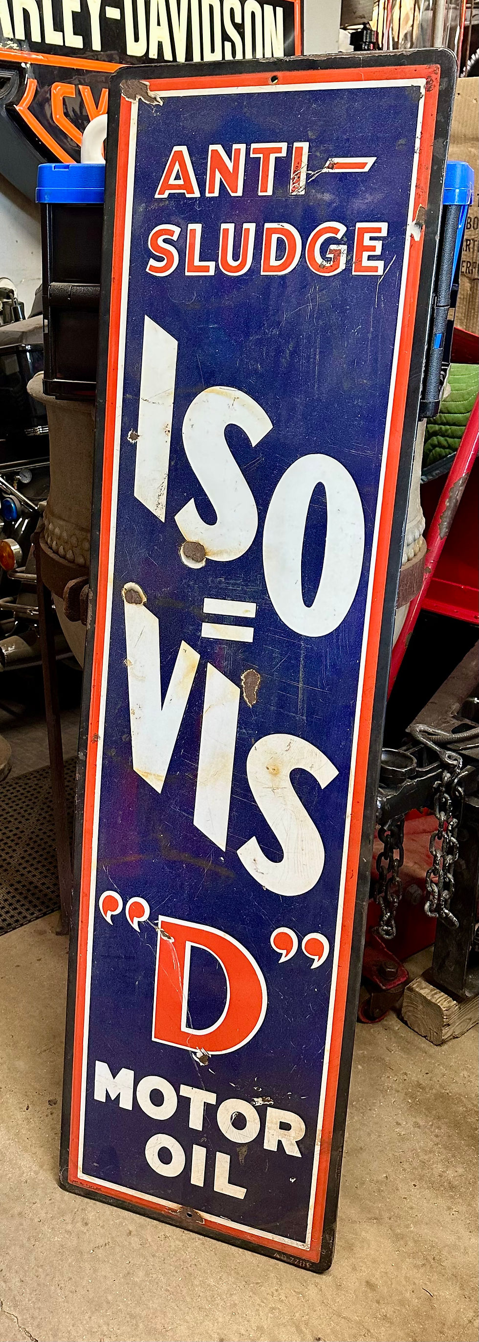 VIS Motor Oil Porcelain Sign