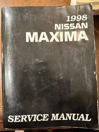 2000 NISSAN MAXIMA SERVICE MANUAL visual data 6