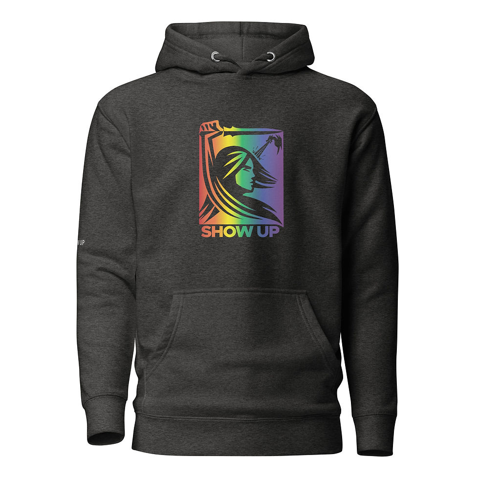 Thumbnail: Show Up Rainbow Hoodie