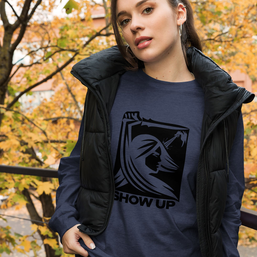 Thumbnail: Show Up Unisex Long Sleeve Tee
