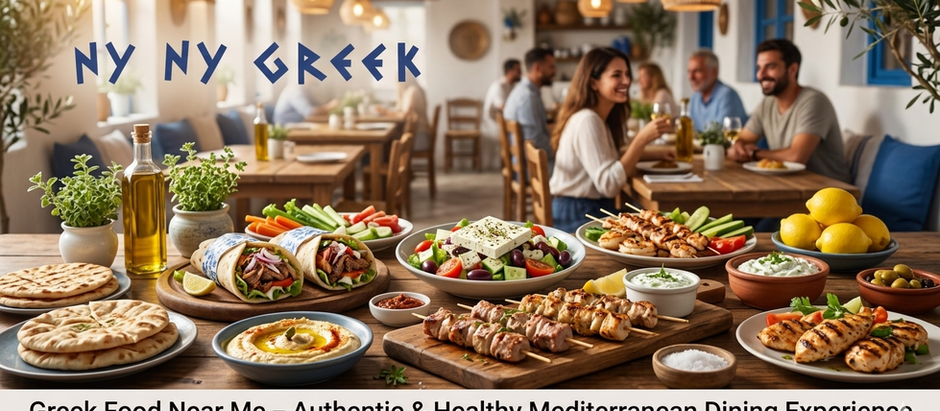 Greek Food Near Me – Fresh, Authentic & Healthy Mediterranean Dining Experience