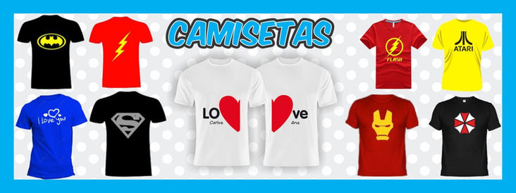 CAMISETAS ESTAMPADAS