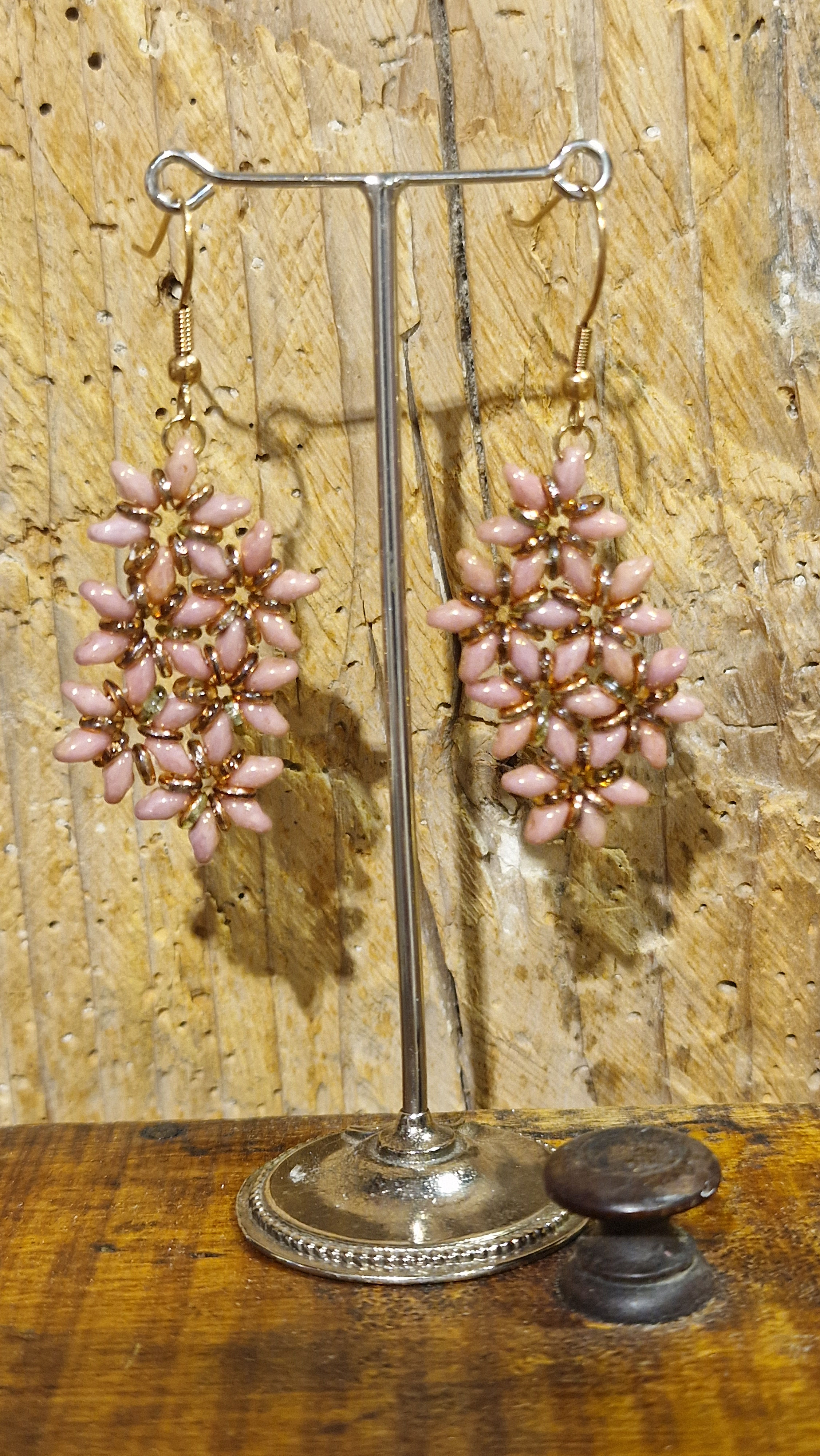 Ohrringe ZERMATT, Glasperlen