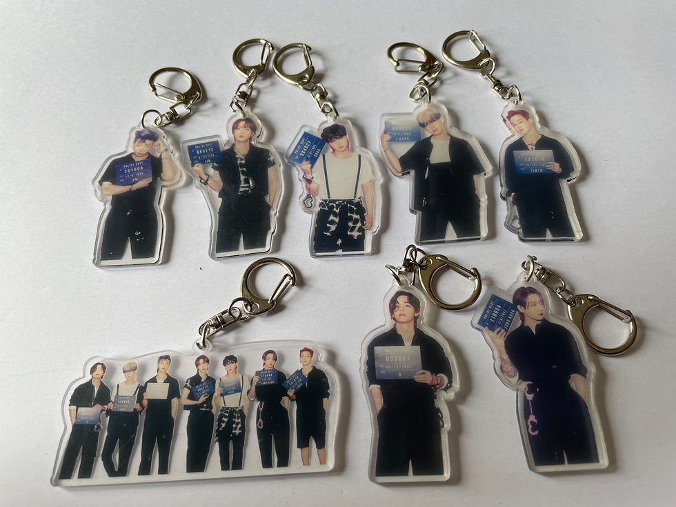 Thumbnail: BTS Butter Signs Acrylic Keyrings K-POP