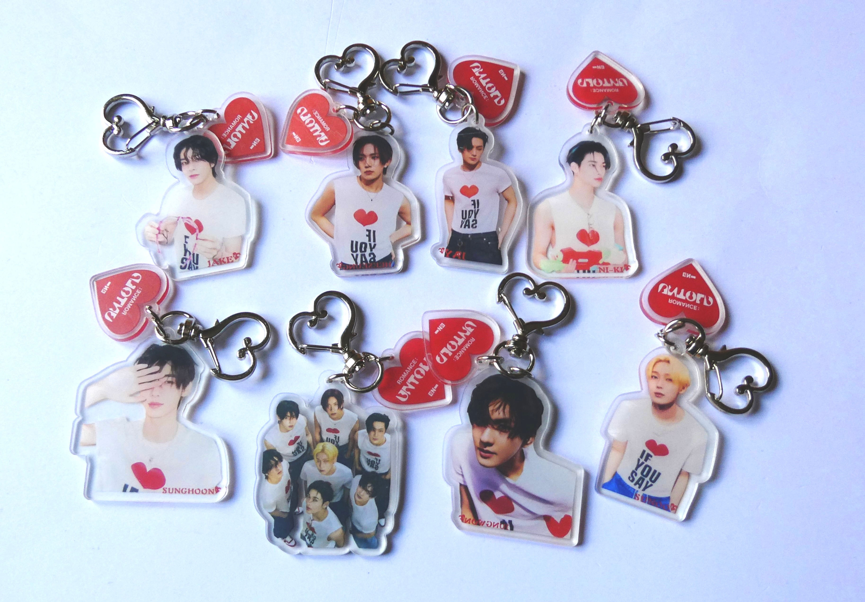 K-pop multinational Boy band Romance Untold Heart Keyrings vampires