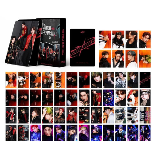 ATEEZ The World EP. Fin : Will Lomo Cards KPOP (RED) | HPOPSHOP