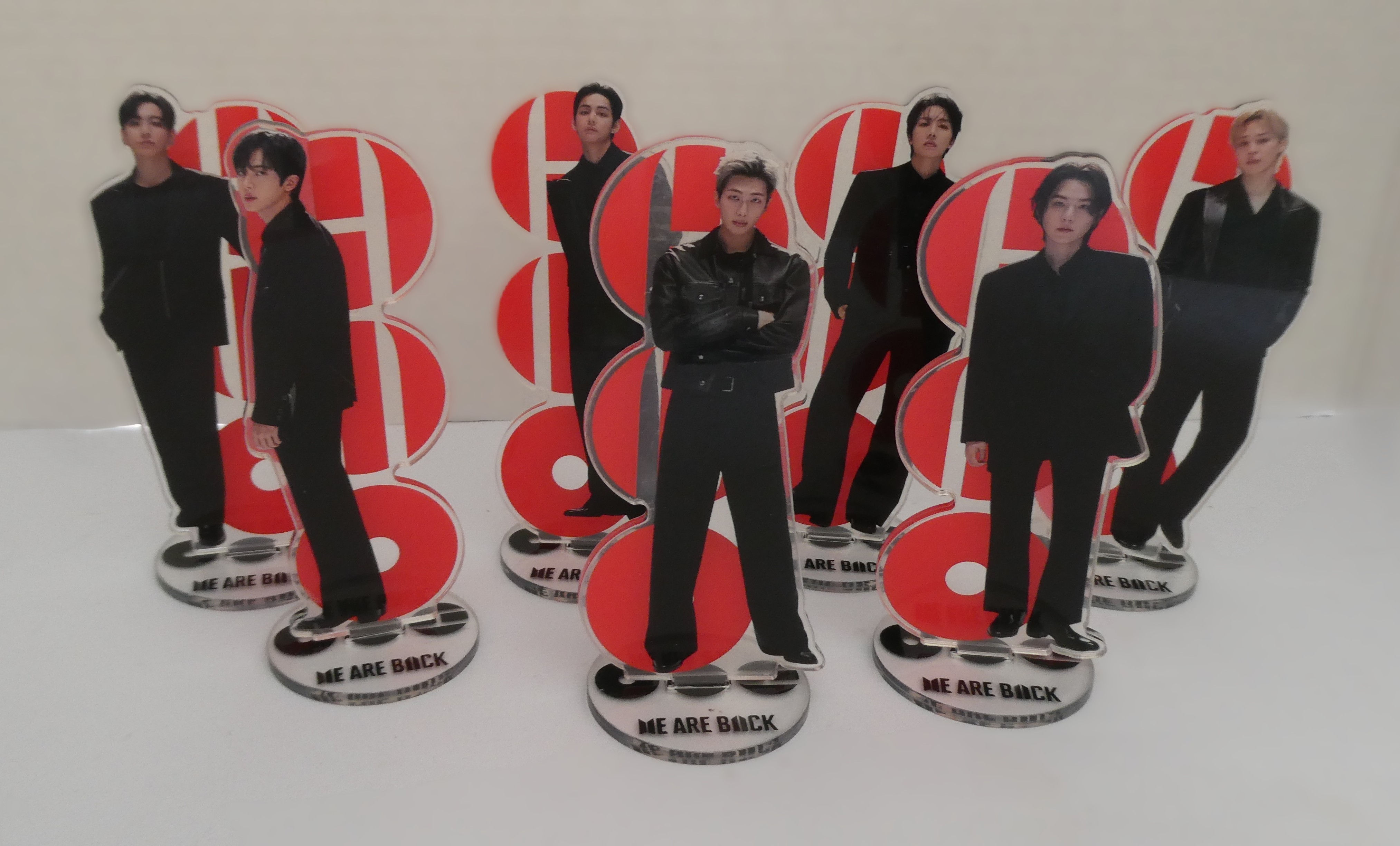 Global K-pop 7 member boy band Army 15 cm Acrylic member Standee