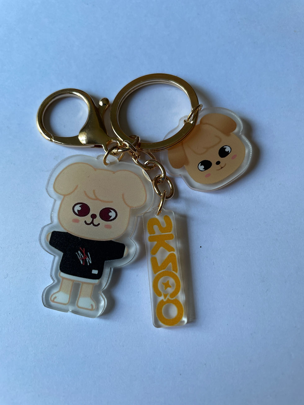 Thumbnail: STRAY KIDS Skzoo Acrylic Gold Keyrings