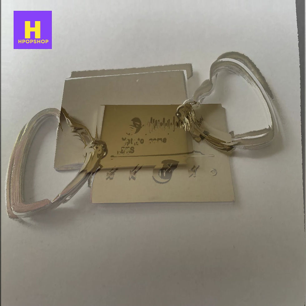 Thumbnail: BTS Yet To Come Spotify Silver Heart Keyring