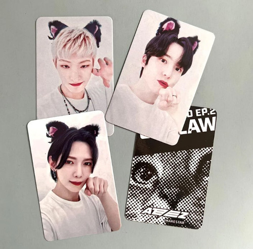 ATEEZ THE WORLD EP.2 OUTLAW - CATS MAKESTAR 2 Lomo Cards Set