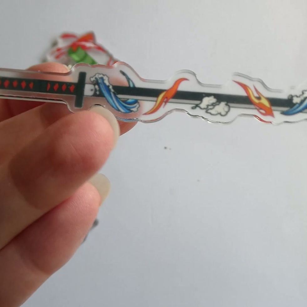 Thumbnail: DEMON SLAYER 3 PIECE KEYRINGS JAPANESE ANIME VIDEO