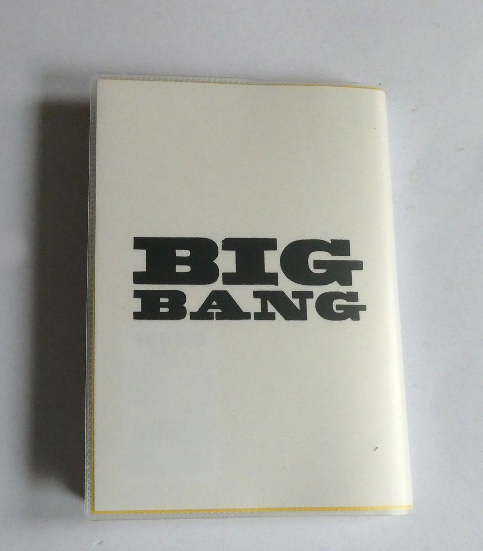 Thumbnail: Kpop Legends Boyband BigBang 2026 Mini Notebooks VIP back