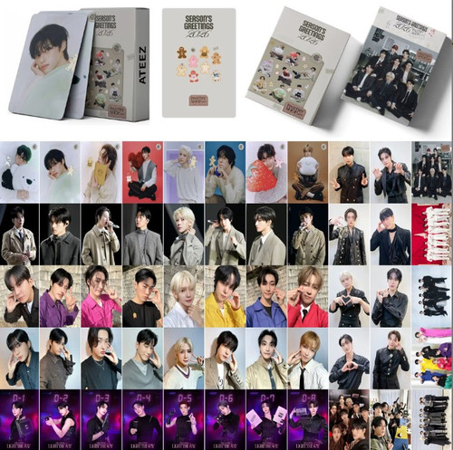 ATEEZ SEASONS GREETINGS 2026 PASTRY SHOP 55 PACK LOMO CARDS | HPOPSHOP