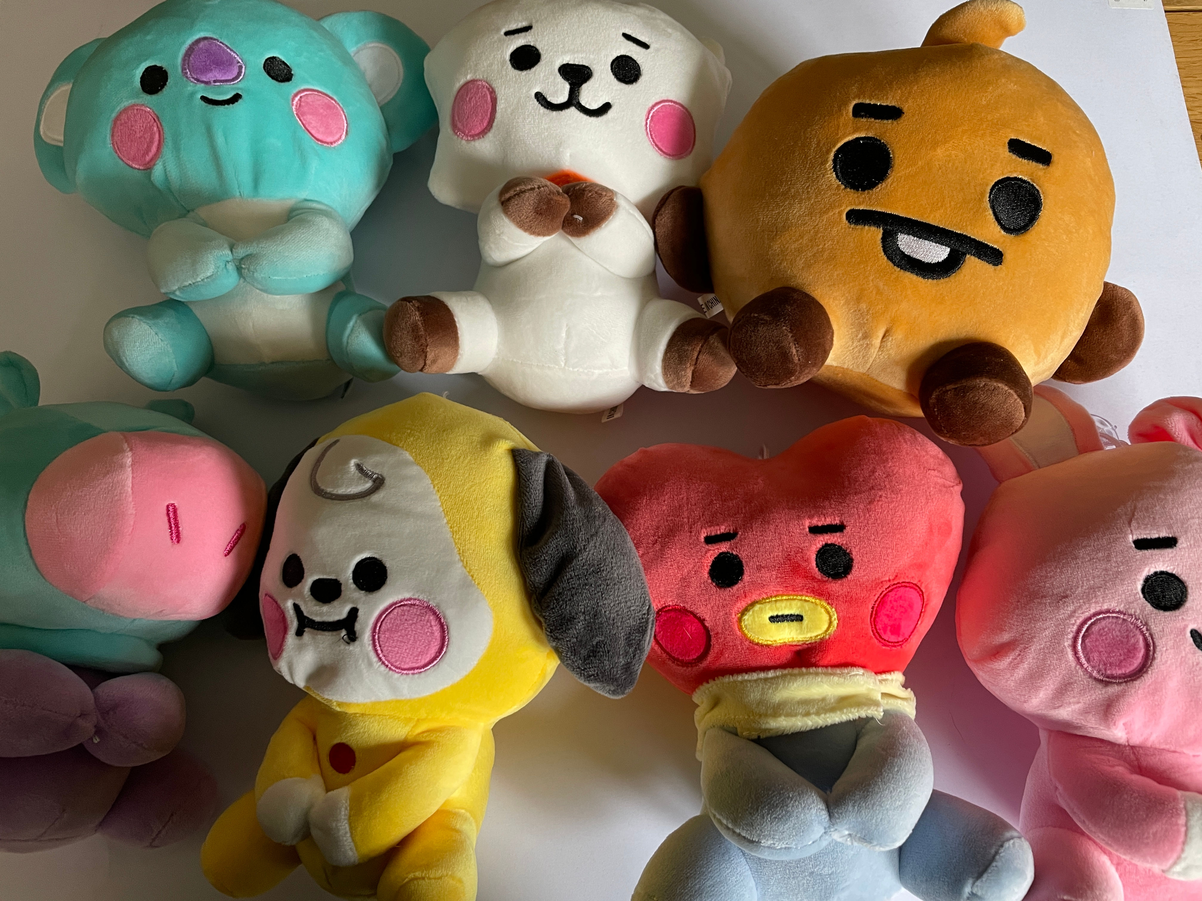 BT21 Small Character Plushies 20CM / 8INCH tall BTS KPOP ARMY