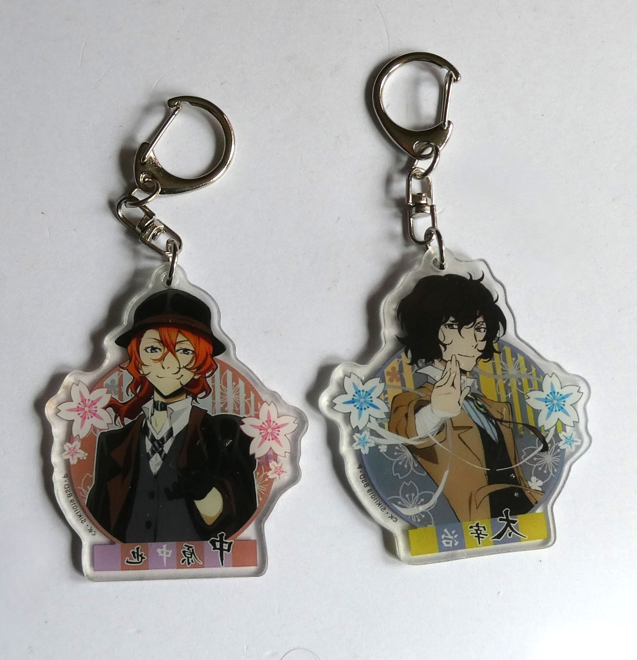 Bungo Stray Dogs Acrylic Keyrings Soukoku Dazai Chuuya