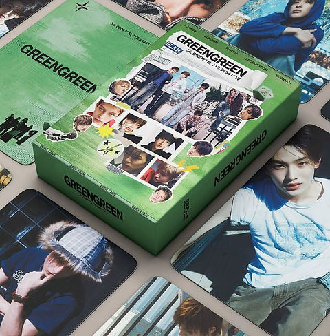 CORTIS KPOP TEENAGE BOYBAND GREENGREEN 55 PACK LOMO CARDS | HPOPSHOP