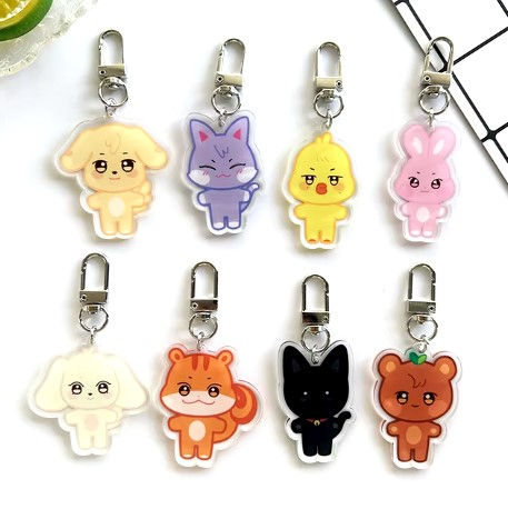 Thumbnail: ATEEZ ANITEEZ FRIENDS ACRYLIC KEYRINGS