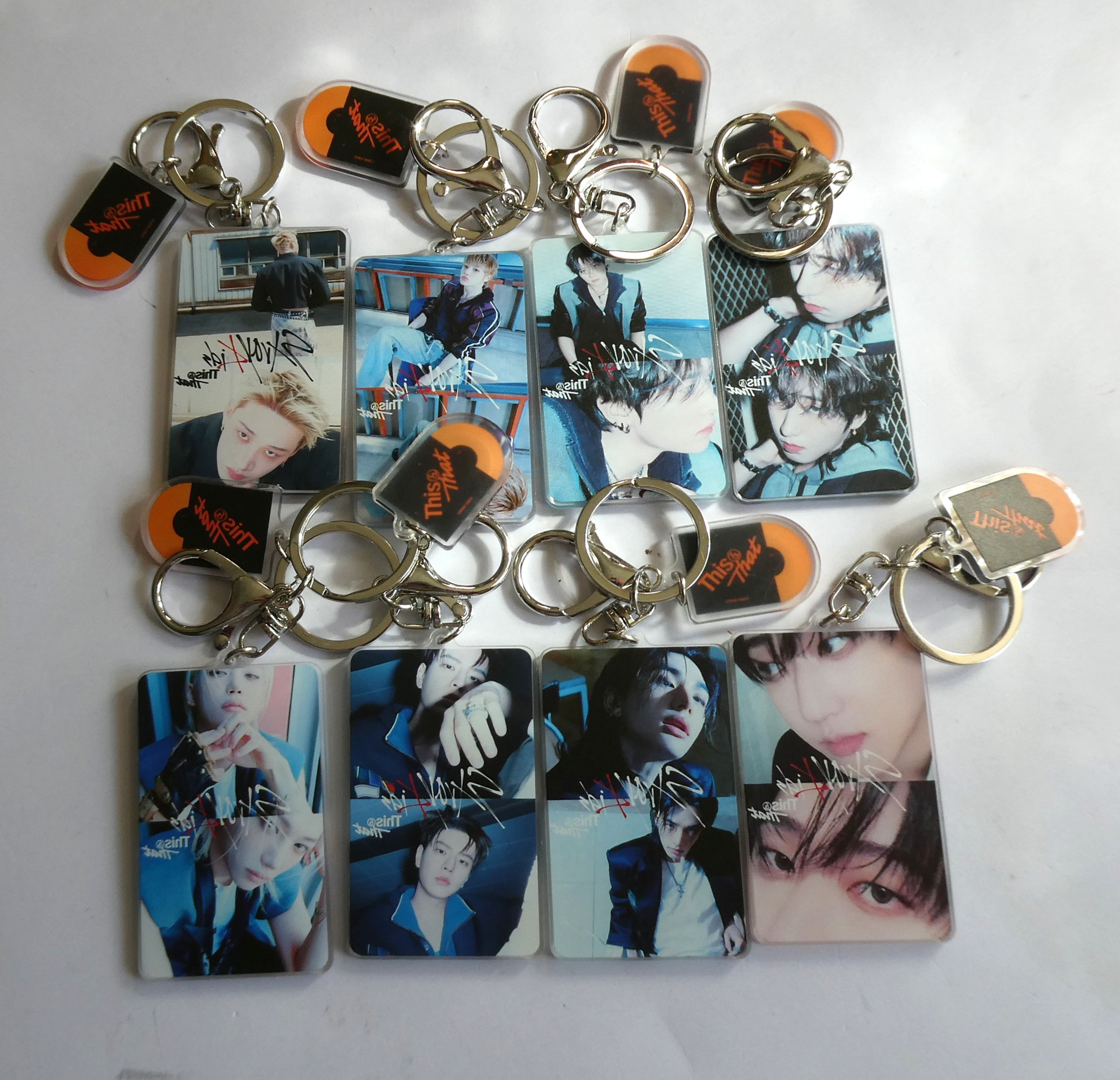 Global 8 member self-producing boy band STAY This & That Acrylic Member Keyring 1