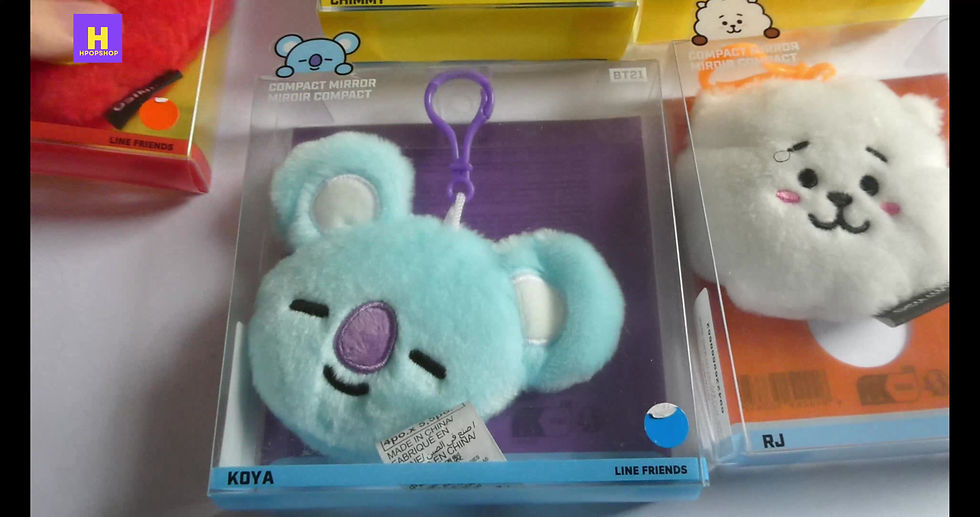 Thumbnail: BT21 Compact Mirror Plushie Keychain BTS