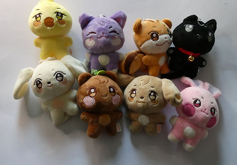ATEEZ ANITEEZ PLUSH SOFT TOY FRIENDS KEYRINGS ATINY | HPOPSHOP