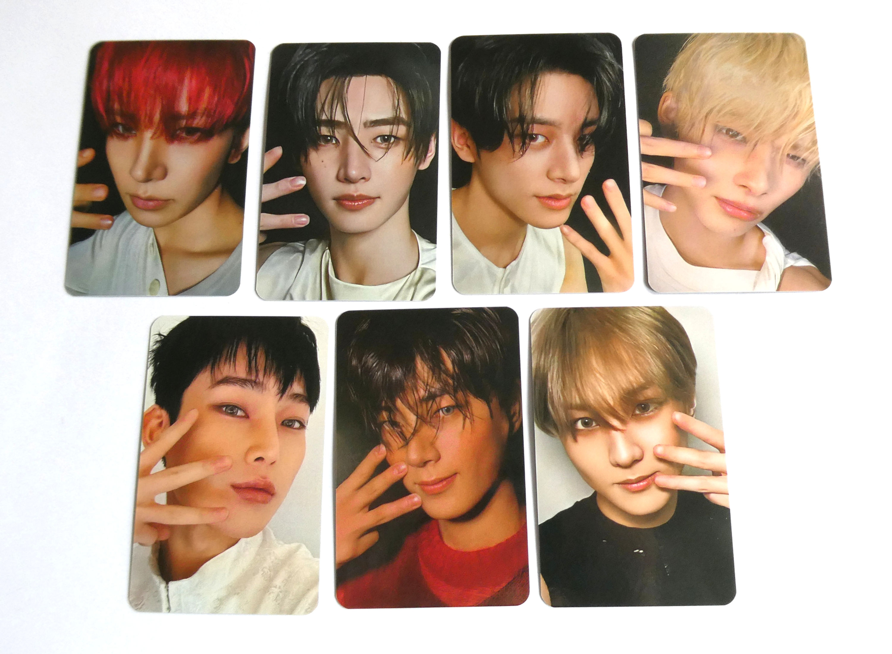 Kpop Boyband Desire Unleash Fingers Lomo Card Set 7 members in pack Engene