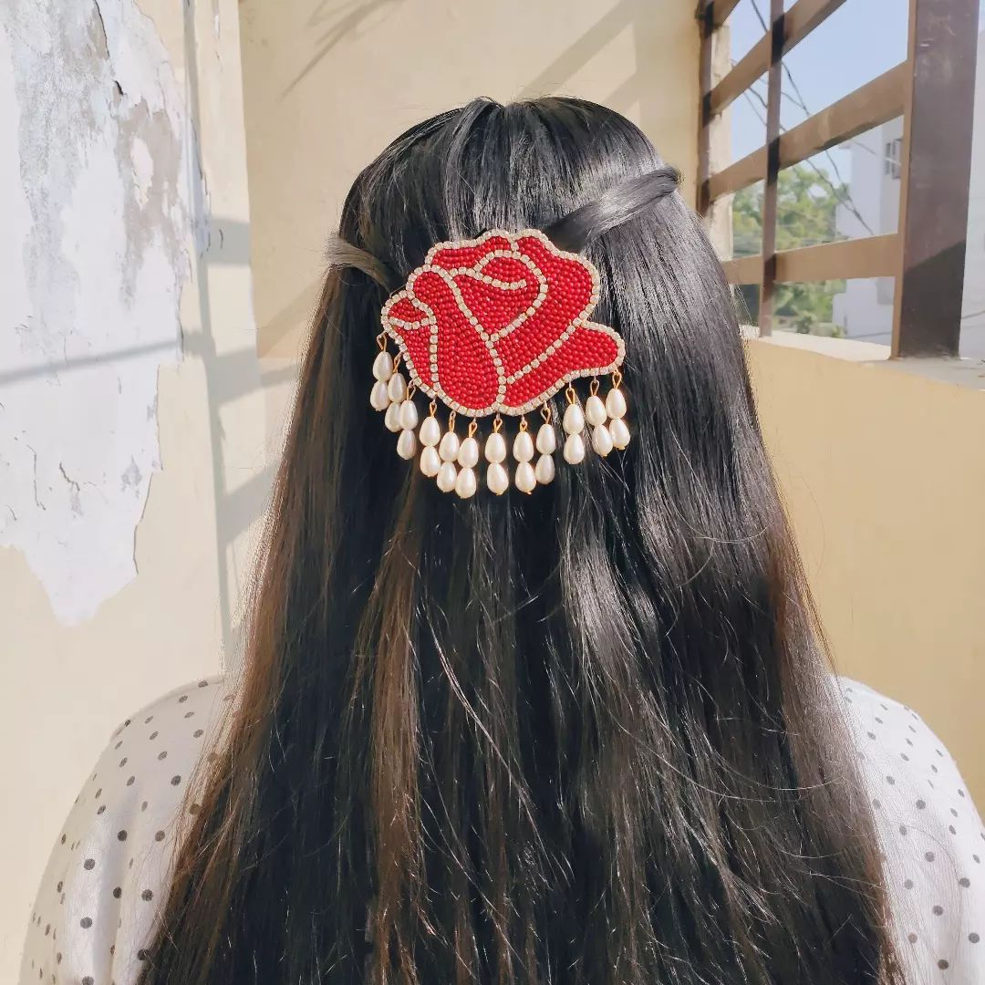 Rose Hair Pin