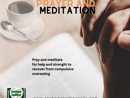 Prayer & Meditation to Avoid Food Temptations