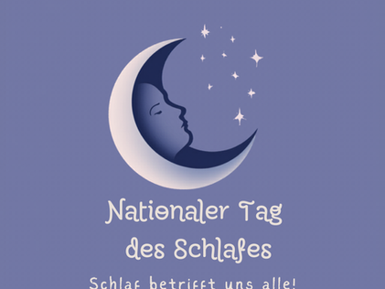 selbsterstelltes LOgo zur Blogaktion zum Nationalen Tag des Schlafes 