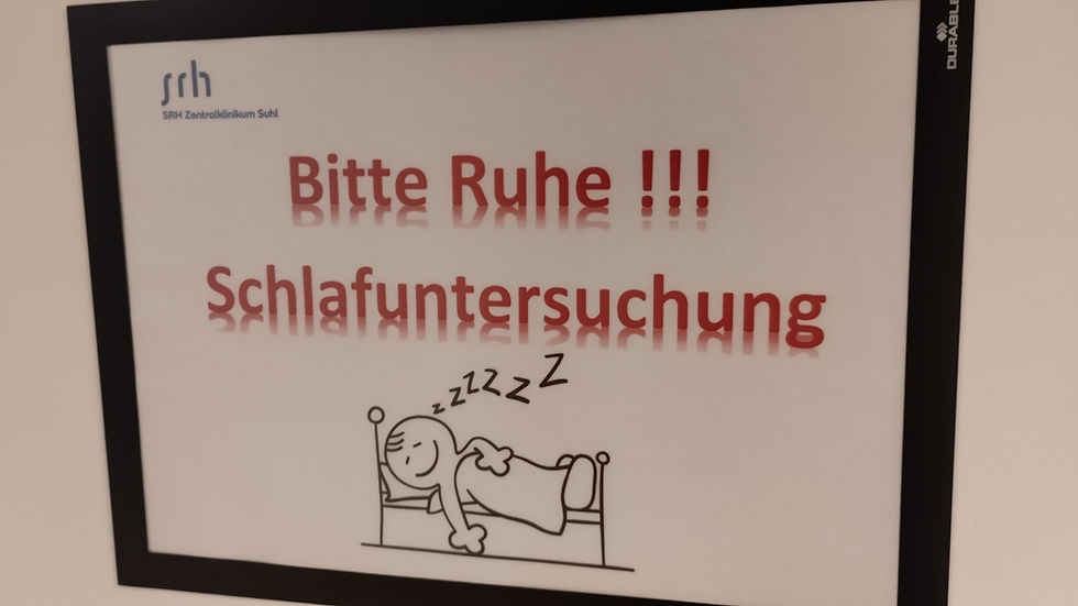 12 von 12: Oktober 2025 - 4 Tage im Schlaflabor. Auch tagsüber muss es ruhig sein auf den Gängen des Schlaflabores, wenn tagsüber Untersuchungen durchgeführt werden. (Bild 9)